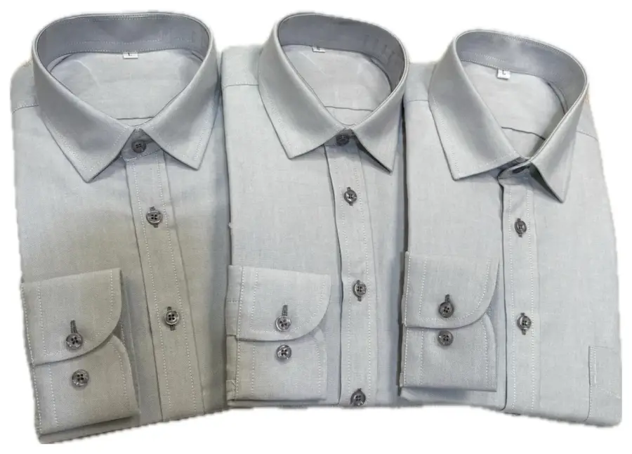 Camisa Lisa Gris
